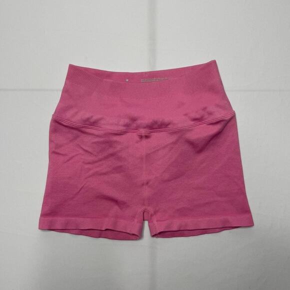 PINK Victorias Secret Pink Mini Gym Shorts Size XS “Do All Things In Love Line” - Picture 3 of 4